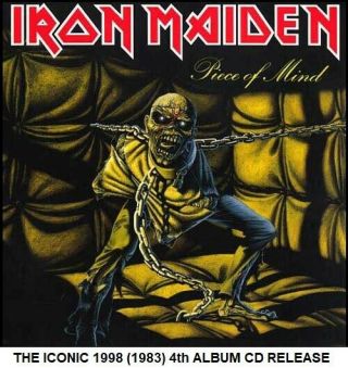 Iron Maiden - Piece Of Mind - Rare Rock Heavy Metal Cd (many Hits & Favourites)