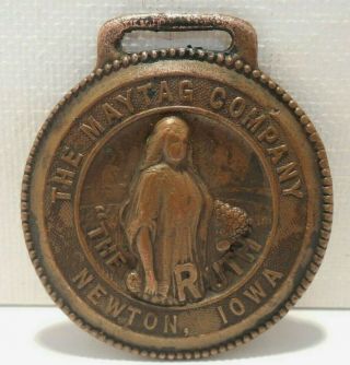 Rare Vintage - The Maytag Company - The Ruth Farm Machinery - Medallion - Watch Fob