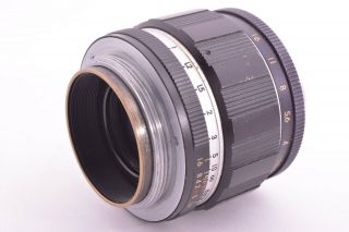 Rare Tokyo Kogaku Topcor - S lens 50mm/F2 Leica 39mm LMT screw mount 547021 4