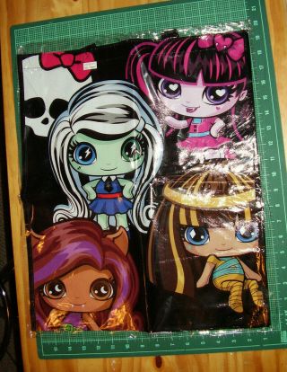 Rare Monster High Minis Tote Bag Promo Sdcc 2016 Exclusive Mattel Chibi Kawaii