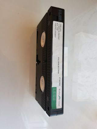 Nirvana 2 Minute Promo VHS Video very rare 2