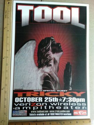 Tool Signed By Artist Concert Poster Rare San Antonio Tx