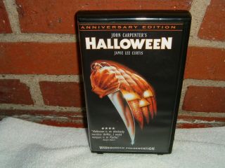 Halloween VHS Anniversary Edition Clamshell Rare Cult Horror Jamie Lee Curtis 5