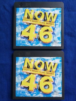 NOW THATS WHAT I CALL MUSIC 46 RARE MINI DISC EX,  2 DISC SET from 2000 2