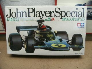 Tamiya 1/12 John Player Special J.  P.  S.  Lotus 72d Big Scale Series No,  13 Rare