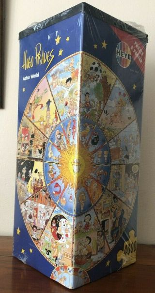 Hugo Prades Astro World 4000 Piece Puzzle & Poster Rare 2000