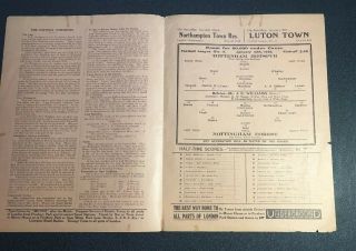 Tottenham Hotspur Vs Nottingham 1938 Football Programme 1930’s 30’s RARE Spurs 2