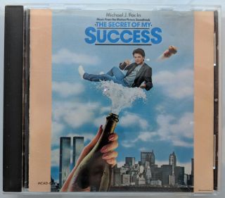 The Secret Of My Success Movie Soundtrack Cd 1987 Michael J Fox Mcad - 6205 Rare