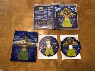 Demon Wind Blu - Ray/dvd Vinegar Syndrome 2 - Disc Rare Slipcover Classic