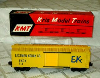 Rare - Kmt Kris Model Trains Eastman Kodak Freight Car Mib - Version One Issue