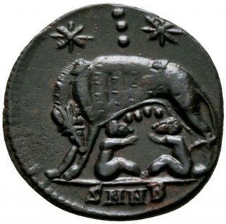 Urbs Roma (330 - 335 Ad) Rare Follis.  Nicomedia Ca 2563
