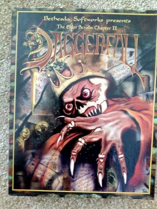 The Elder Scrolls Ii: Daggerfall Pc (cd - Rom) Big Box - Rare