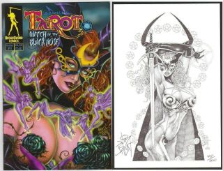 Tarot Witch Of The Black Rose 01d,  2nd Print,  Rare Litho Edition,  Nm - (9.  2)