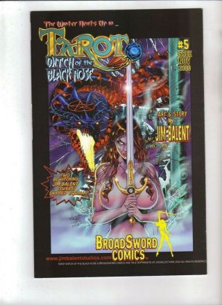 TAROT WITCH OF THE BLACK ROSE 01D,  2nd PRINT,  RARE LITHO EDITION,  NM - (9.  2) 3