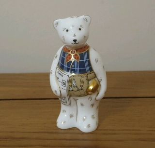 Very Rare Royal Crown Derby - Diy Teddy Bear - Figurine - C.  2006 -.