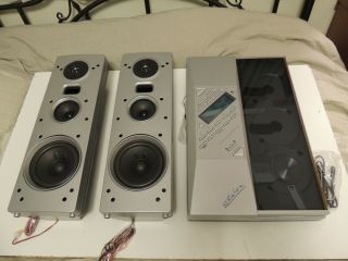 Eton Mystro Cd5000 Linear 3 Cd Am Fm Stereo Home Music Center & Speakers Rare