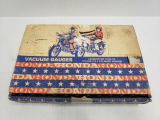 Rare Vintage American Honda Motorcycle Vacuum Gauges M937a - 021 - Xxxxx Usa