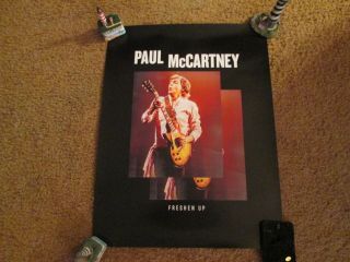 Paul Mccartney Freshen Up Tour Poster 24 " X 18 " The Beatles Rare Collectible