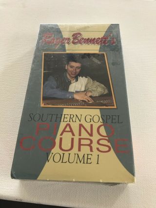 Southern Gospel Piano Course,  Vol 1 - Roger Bennett Rare Vhs