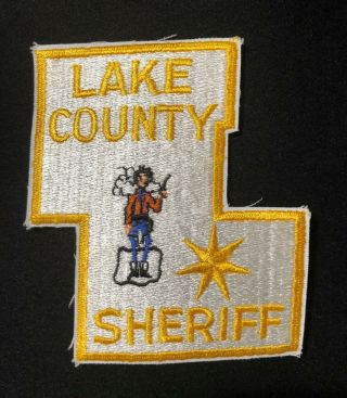 Lake County Oregon Or Police Sheriff Patch State Highway Patrol Very Old Rare