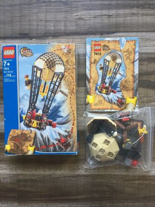 7415 Lego Complete Orient Expedition Aero Nomad Hot Air Balloon Vintage Rare