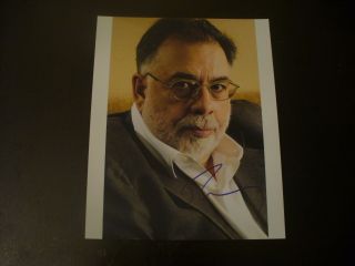 Francis Ford Coppola Rare In Person Hand Signed 8x10 Head Shot Photo Pose W/coa