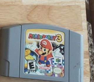 Oem Mario Party 3 Nintendo 64 N64 Video Game Cart Authentic Rare Fun 1
