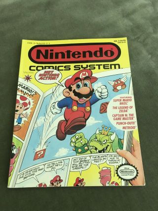 Nintendo Comics System Vol 1 2 1990 Softcover 2b - 1st Valiant Mario Rare