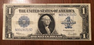 1923 $1 Bill Silver Certificate Dollar Bill Rare