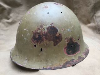 Rare Ww2 Imperial Japanese Army Infantry Helmet,  Chindits