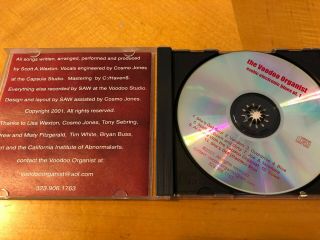 THE VOODOO ORGANIST Exotic Electronic Blues Pt.  1 CD Rare Private Press Exotica 2