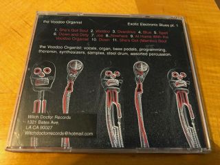 THE VOODOO ORGANIST Exotic Electronic Blues Pt.  1 CD Rare Private Press Exotica 3