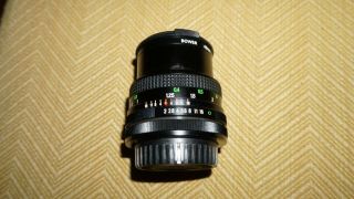 VIVITAR 28mm f2.  0 MC CLOSE FOCUS Wide Angle Lens with 49mm UV filter (RARE) 3