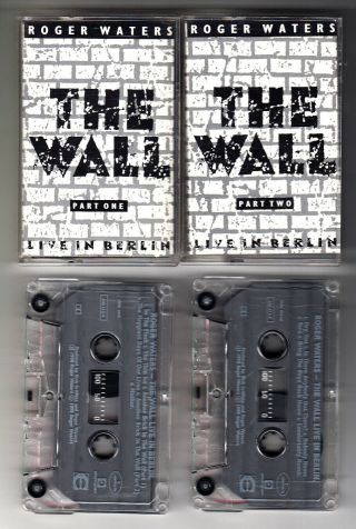 Roger Waters - The Wall - Live In Berlin 1990 Rare 2 Cassettes Mercury 1990