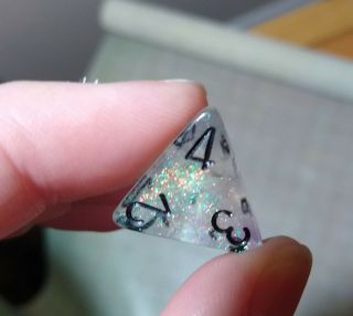 Chessex Borealis Confetti Og D4 Out Of Print Very Rare