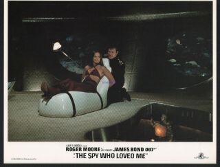 James Bond The Spy Who Loved Me Ultra Rare Unreleased 1984 Mgm Lobby Card