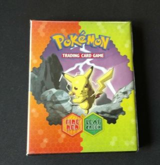 Pokemon Card Game Binder Very Rare Fire Red Green Leaf