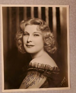 Miliza Korjus Rare Signed Vintage 8x10 Photo,  Polish Opera Soprano