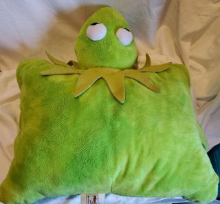 Rare Disney Kermit The Frog Pillow Pet Pal Muppets 3