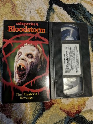 Subspecies Iv - Bloodstorm (vhs,  1999) Rare Oop Horror
