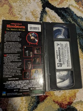 Subspecies IV - Bloodstorm (VHS,  1999) rare oop horror 2