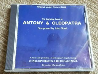 Antony And Cleopatra Cd Soundtrack - John Scott - Signed Autographed - Rare