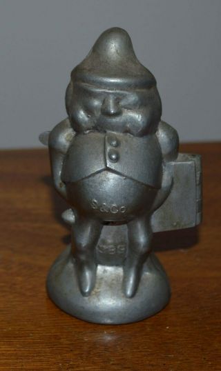 Vintage Rare Antique Schall Pewter Palmer Cox Figure Ice Cream Mould Mold 389