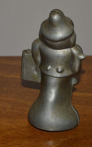 VINTAGE RARE ANTIQUE SCHALL PEWTER PALMER COX FIGURE ICE CREAM MOULD MOLD 389 4