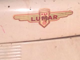 Rare Collectible 1930 ' s or 40 ' s Lumar (Louis Marx) Toy Metal Refrigerator 2