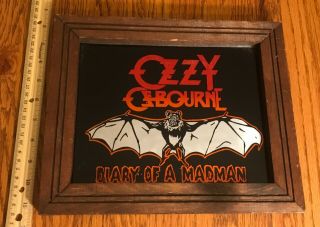 Ozzy Osbourne/ Diary Of A Madman/ Carnival Mirror/ Randy Rhoads/ Vintage/ Rare