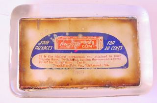 1916 Coca - Cola Rare Pepsin Gum Wrapper Office Paperweight