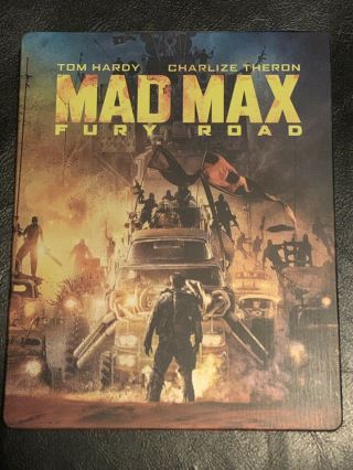 Mad Max: Fury Road Best Buy Exclusive Steelbook Rare Blu Ray