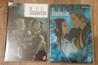 Paradise Kiss Dvd Volume 1 And 2 - Rare Anime - Geneon 2005