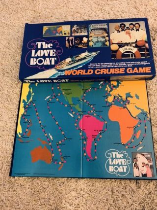 Rare Vintage 1980 The Love Boat World Cruise Board Game Tv Show
